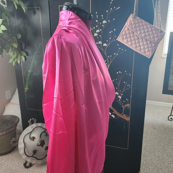 NEW Orange and Pink Shein blouse - Picture 6 of 11